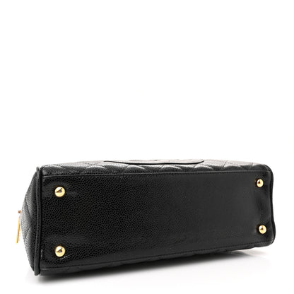 Chanel Caviar Quilted Small Bowler Black 4 of 13