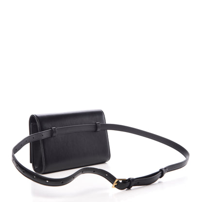 Saint Laurent Smooth Calfskin Monogram Kate Belt Bag Black 3 of 9