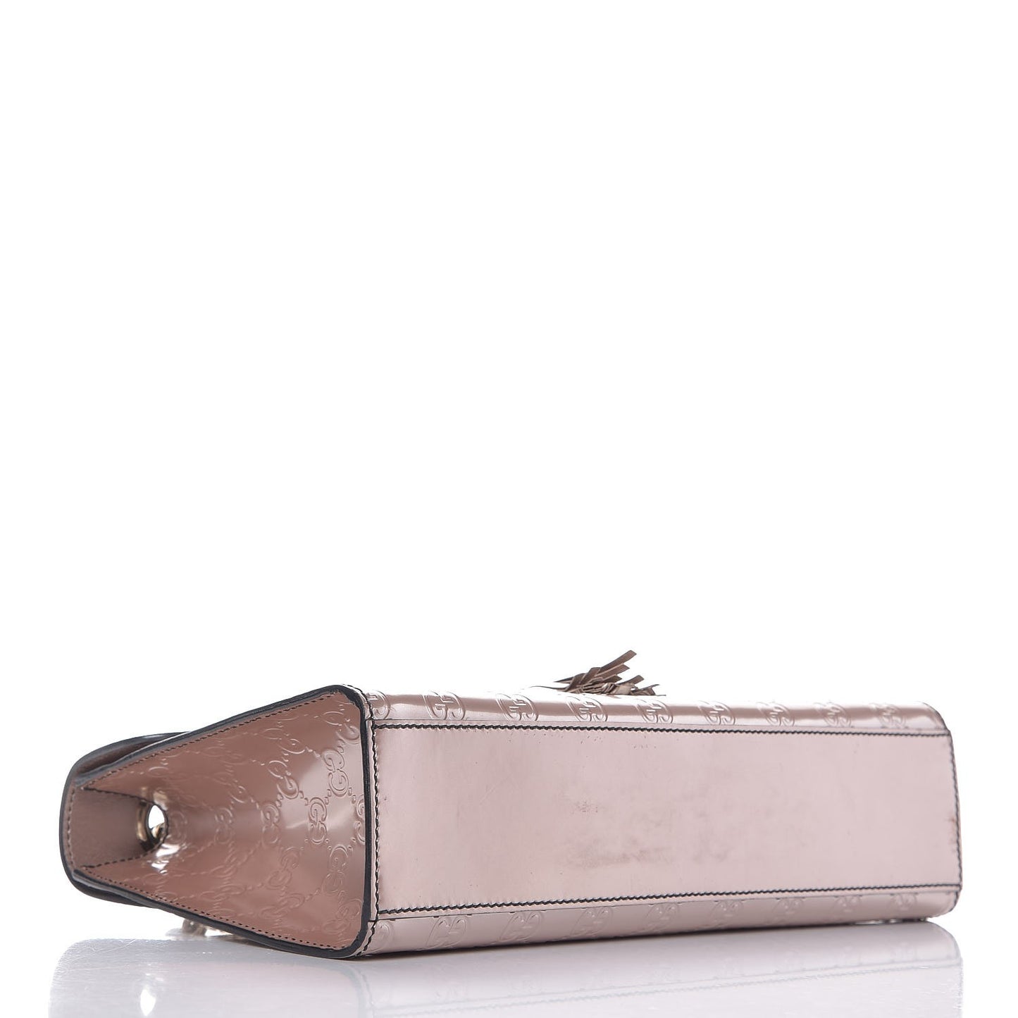 Shine Guccissima Medium Emily Chain Shoulder Bag Dark Cipria