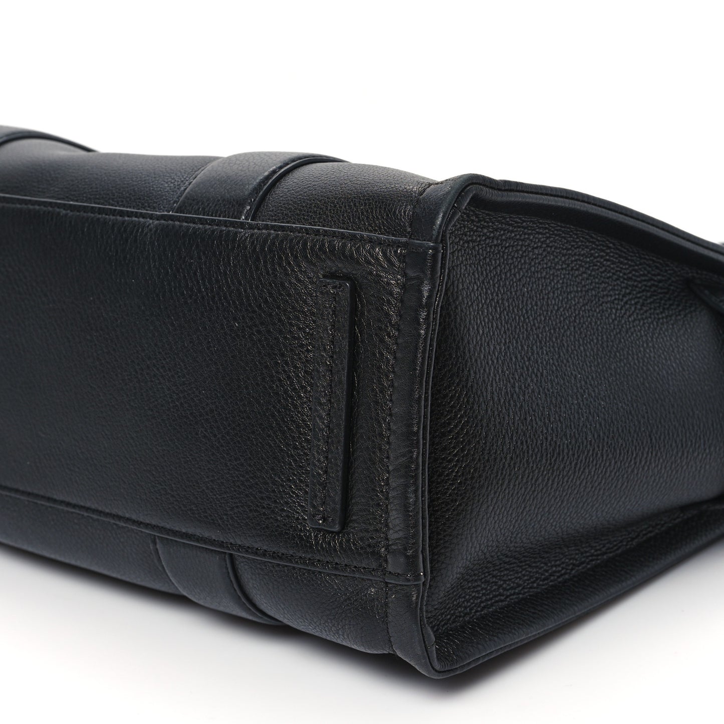 Grained Calfskin Large The Tote Bag Black