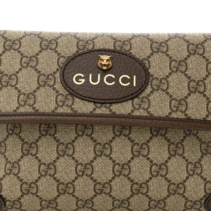 Gucci GG Supreme Monogram Neo Vintage Web Belt Bag Brown 8 of 13