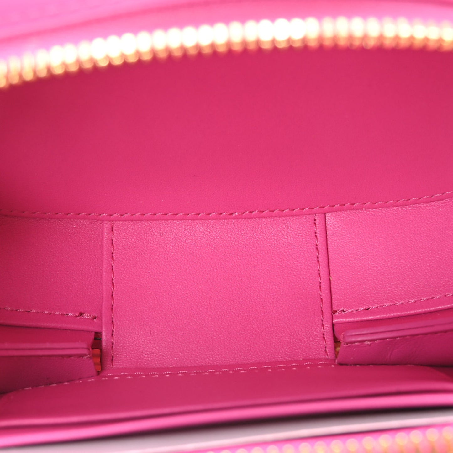 Calfskin CD Signature Oval Crossbody Camera Bag Rani Pink