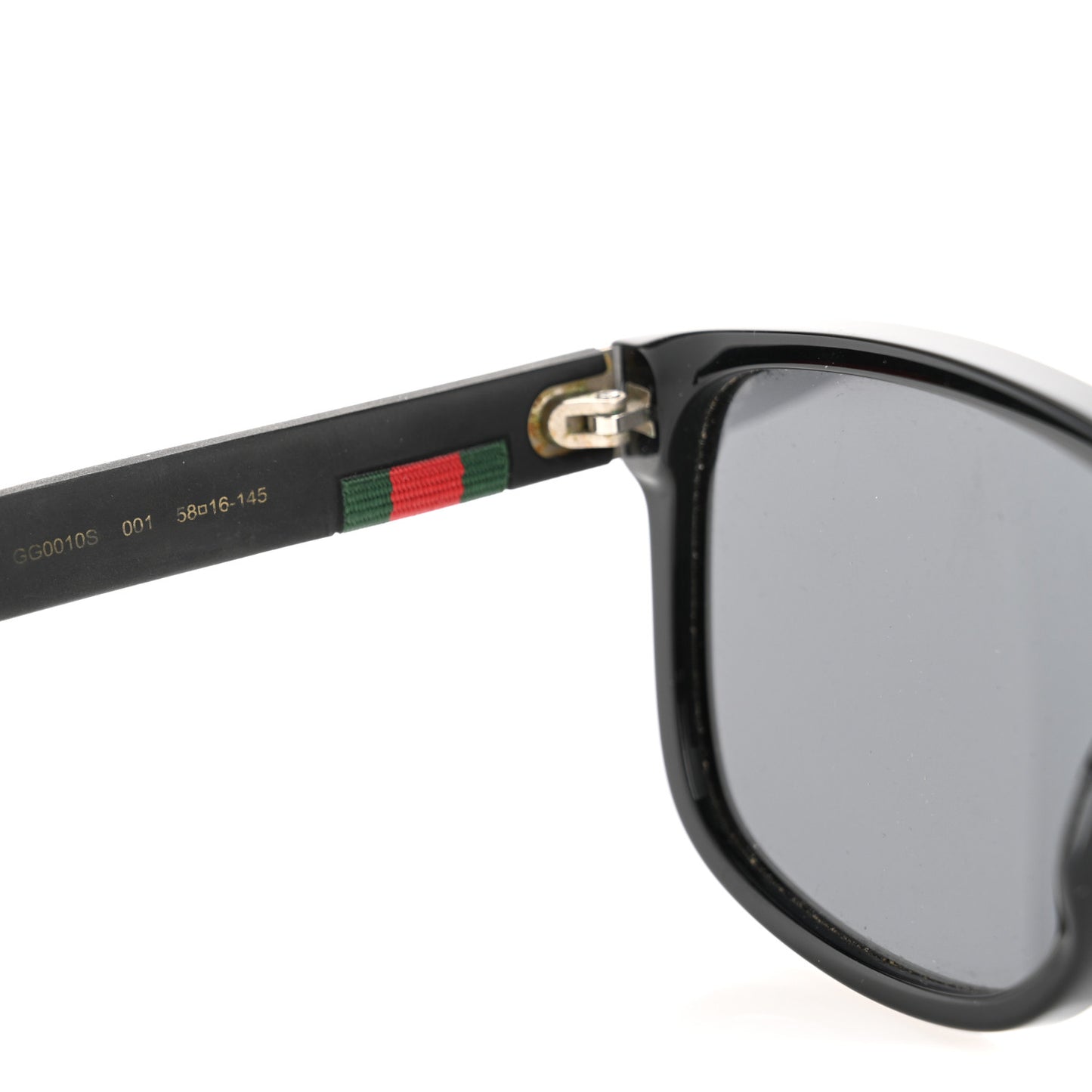 Web Square Frame GG0010S Sunglasses Black
