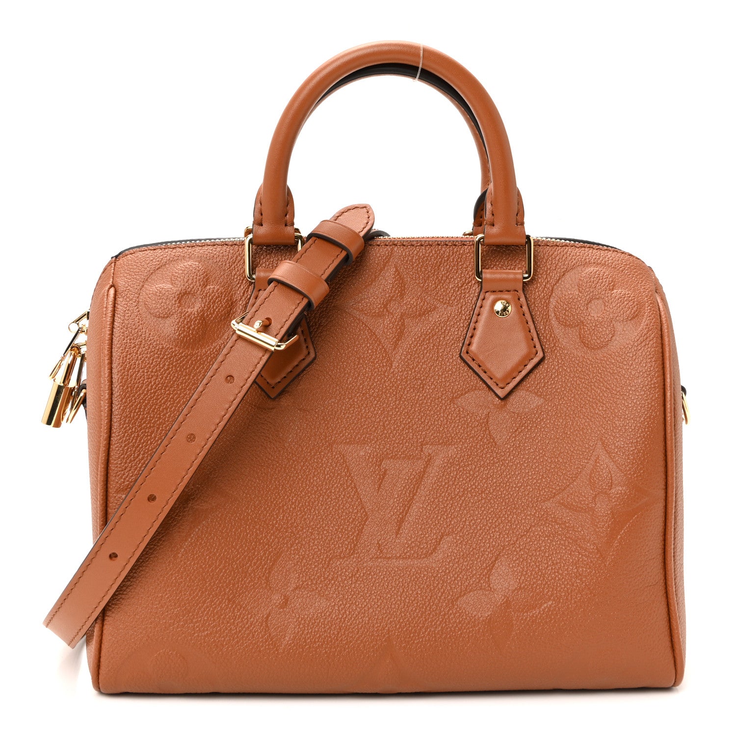 Louis Vuitton Empreinte Monogram Giant Speedy Bandouliere 25 Cognac 1 of 9
