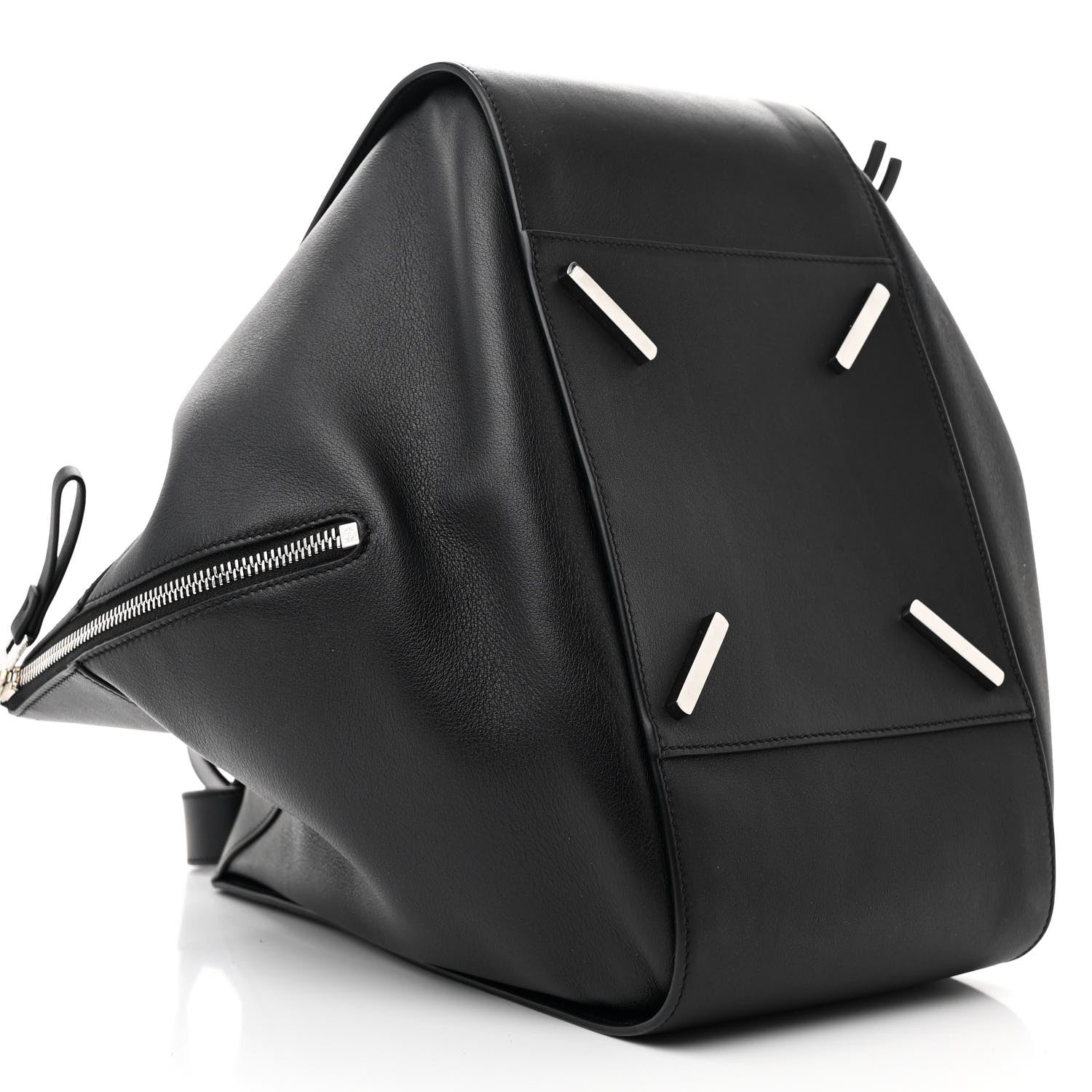Loewe Calfskin Medium Hammock Shoulder Bag Black 9 of 11