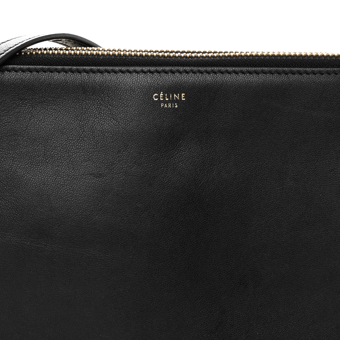 Lambskin Small Trio Crossbody Bag Black