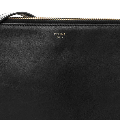 Celine Lambskin Small Trio Crossbody Bag Black 9 of 11