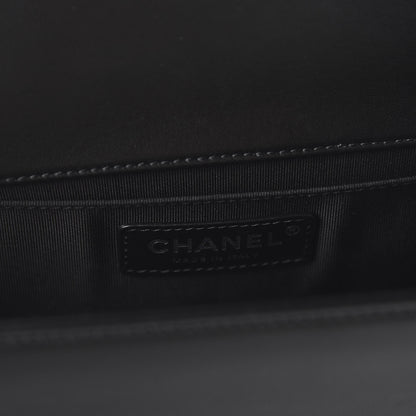 Chanel Lambskin Quilted Medium Boy Flap Black 7 of 10