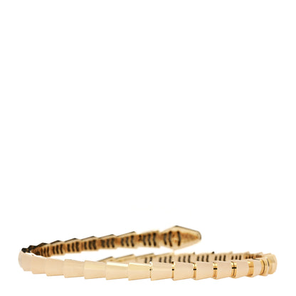 Bulgari 18K Yellow Gold Diamond Serpenti Viper Bracelet M 2 of 4