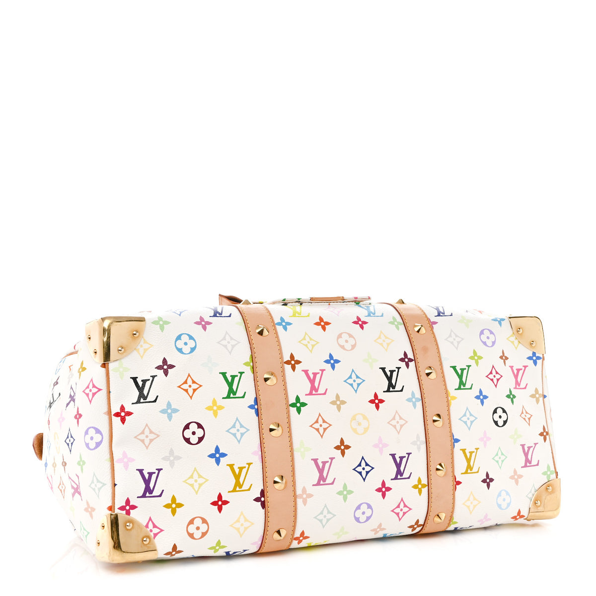 Monogram Multicolor Keepall 45 White