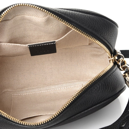 Gucci Pebbled Calfskin Small Soho Disco Bag Black 5 of 7