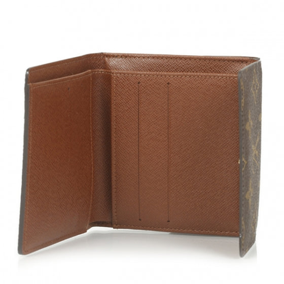 Monogram Porte-Monnaie Billets Cartes Credit Wallet