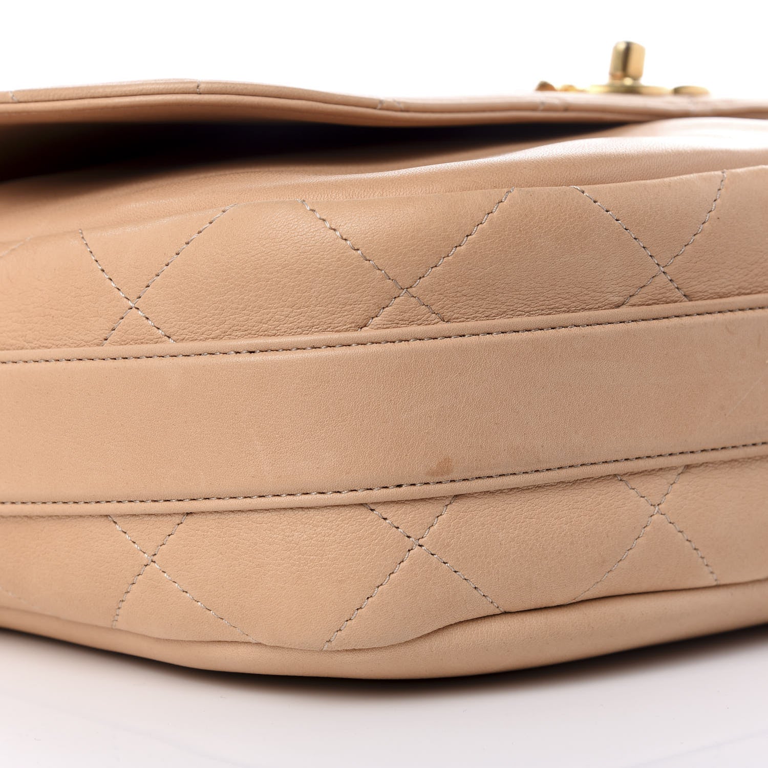 Chanel Calfskin Stitched Small Paris in Rome Messenger Beige 6 of 8
