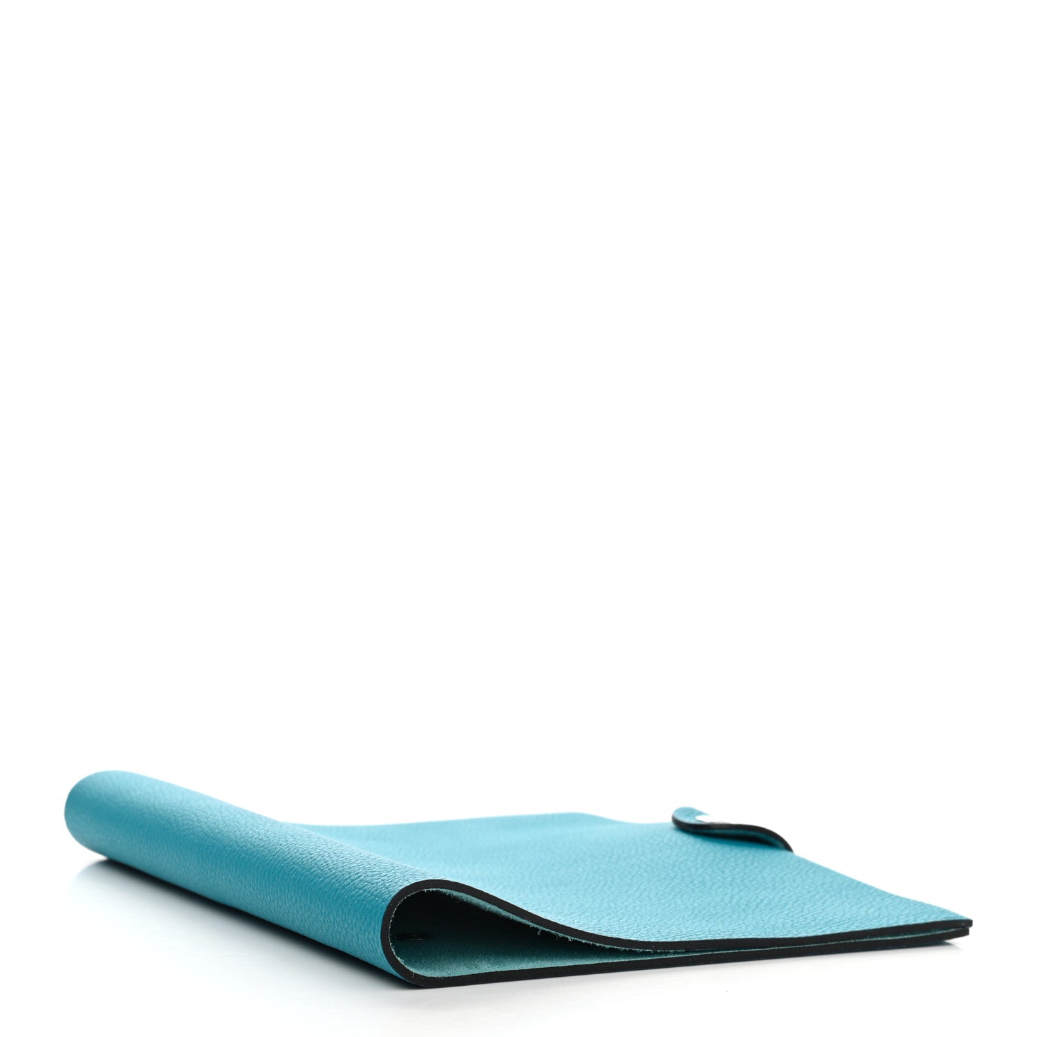 Hermes Togo Ulysse MM Notebook Cover Turquoise 4 of 8