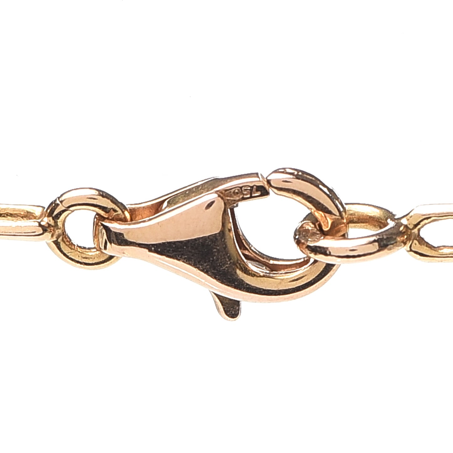 18K Rose Gold 10 Motifs Vintage Alhambra Necklace
