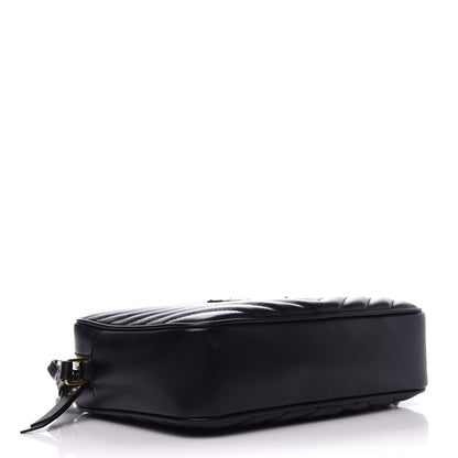 Saint Laurent Calfskin Matelasse Monogram Lou Camera Bag Black 4 of 9