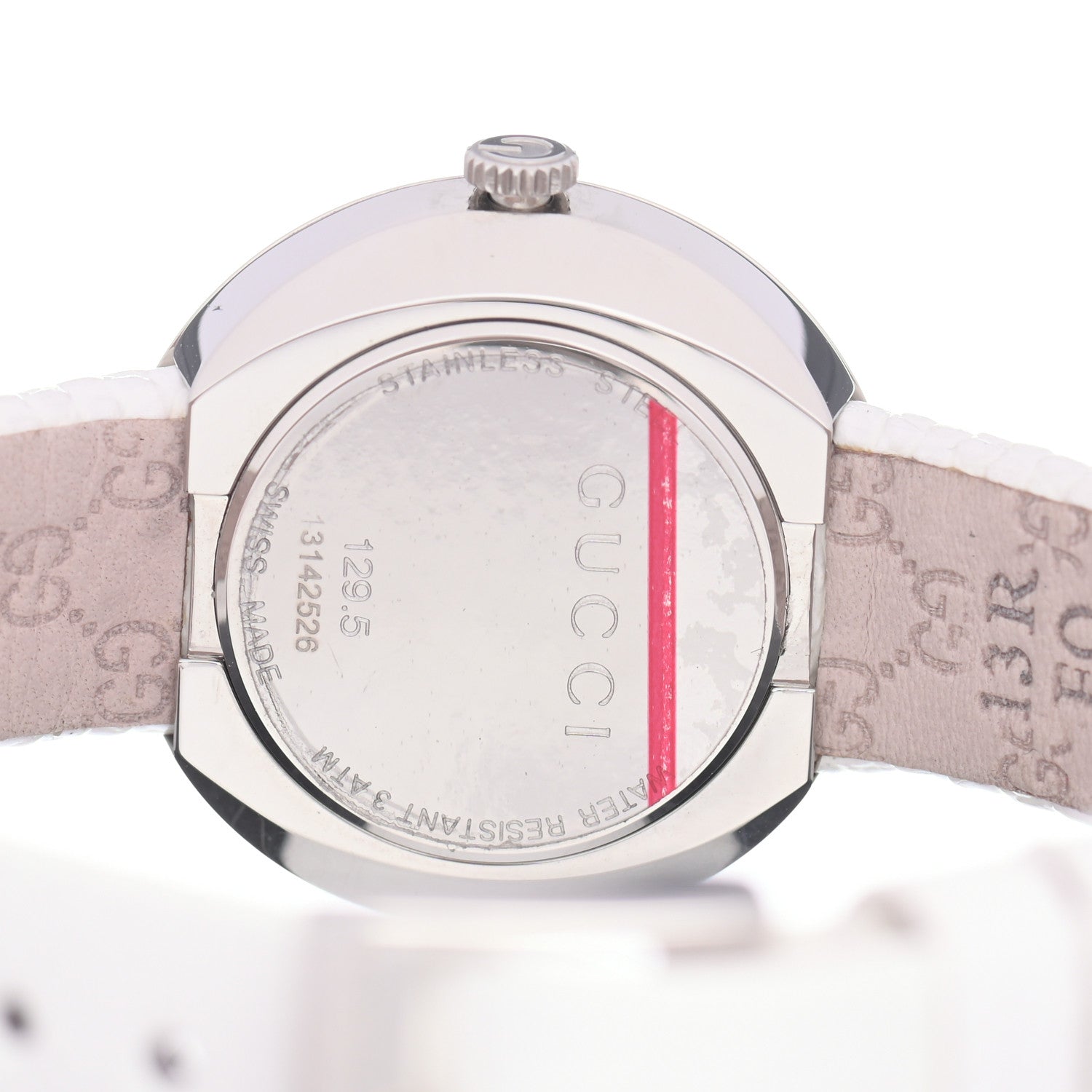 Gucci Stainless Steel Calfskin 27mm U-Play Quartz Watch 4 of 5