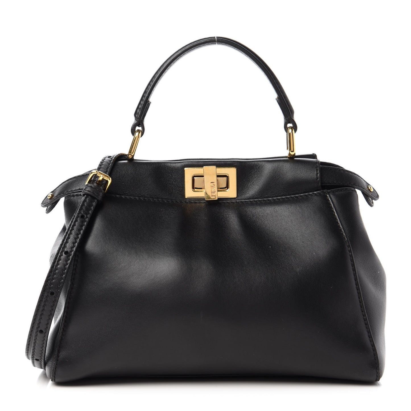 Nappa Mini Peekaboo Iconic Satchel Black