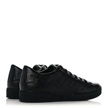 Louis Vuitton Monogram Calfskin Stellar Sneakers 37 Black 4 of 8