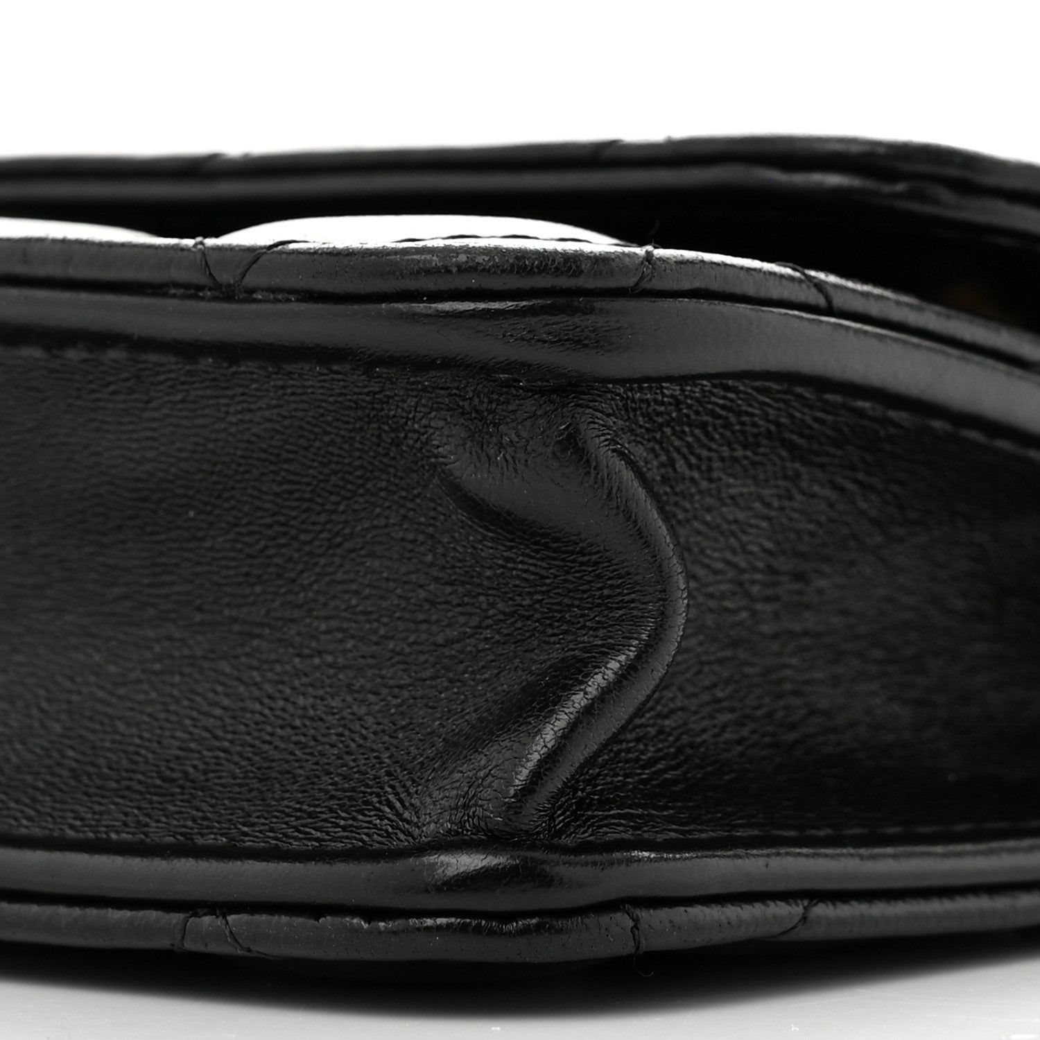 Chanel Quilted Pillow Crush Flap Phone Holder With Chain Black 11 of 14