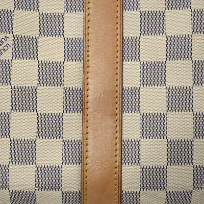 Louis Vuitton Damier Azur Keepall Bandouliere 55 17 of 22
