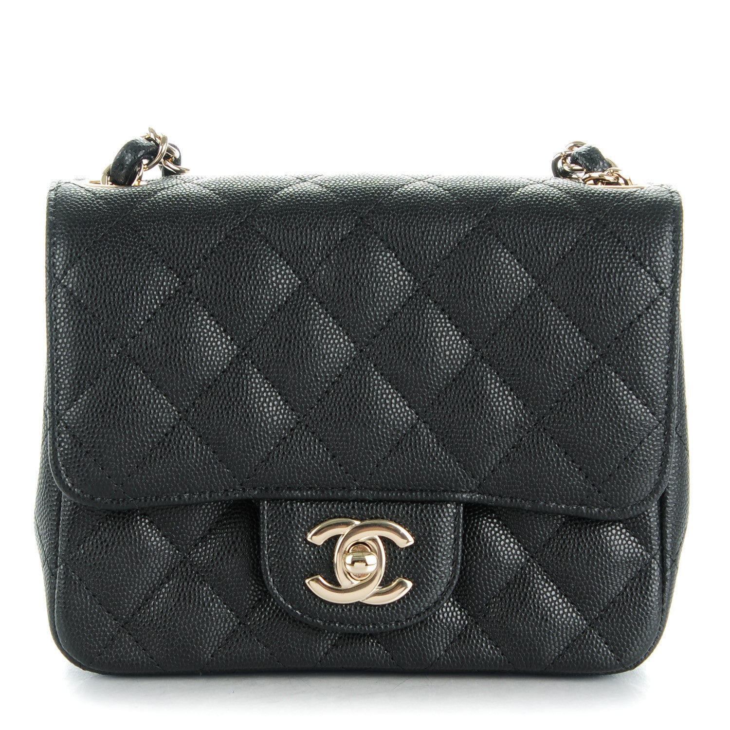 Chanel Caviar Quilted Mini Square Flap Black 1 of 8