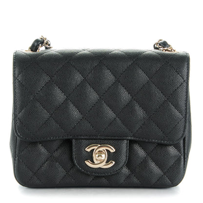 Chanel Caviar Quilted Mini Square Flap Black 1 of 8