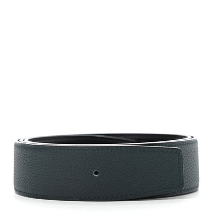 Hermes Swift Togo 32mm Belt Strap 110 Black Vert Fonce 1 of 3