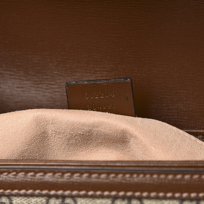 Gucci GG Supreme Monogram Horsebit 1955 Shoulder Bag Beige Brown Sugar 7 of 10