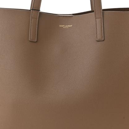 Saint Laurent Calfskin Large Shopping Tote Taupe 9 of 11