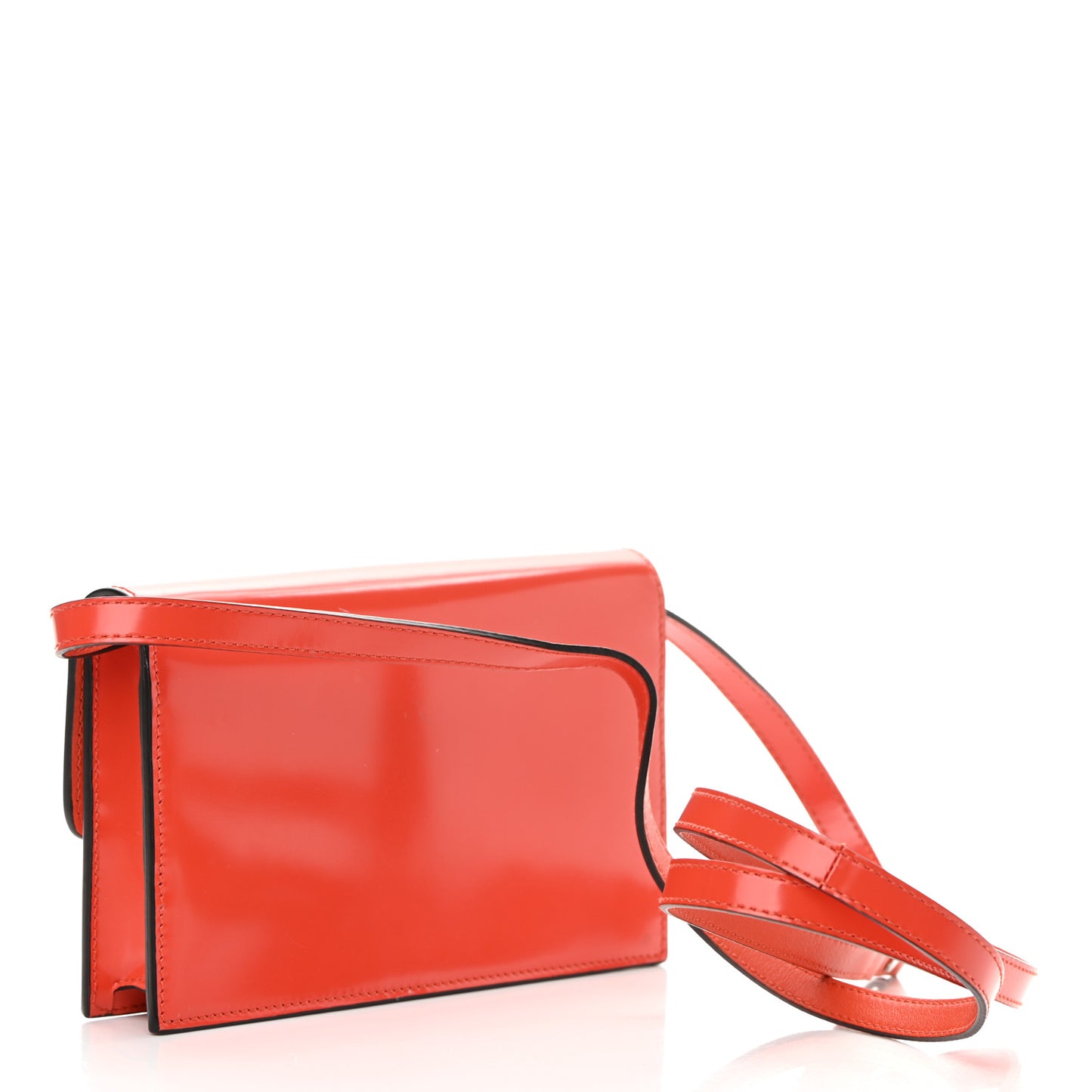Shade Lux Calfskin Icon Wallet New Dark Orange