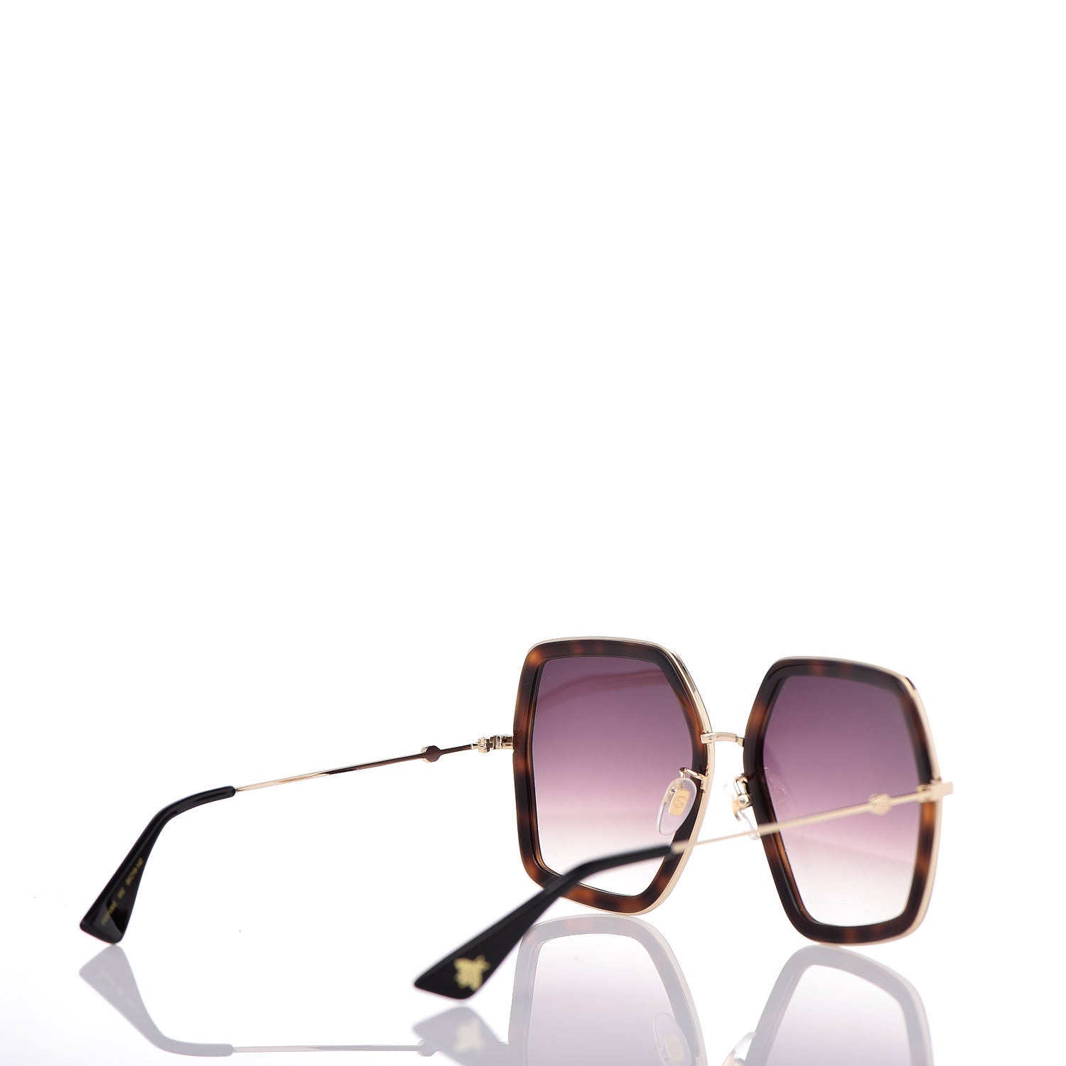 Gucci Square Frame GG0106S Sunglasses Tortoise 4 of 7