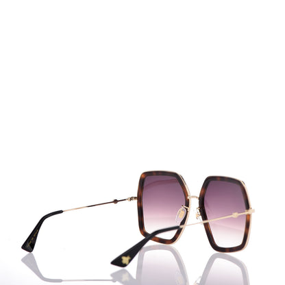 Gucci Square Frame GG0106S Sunglasses Tortoise 4 of 7