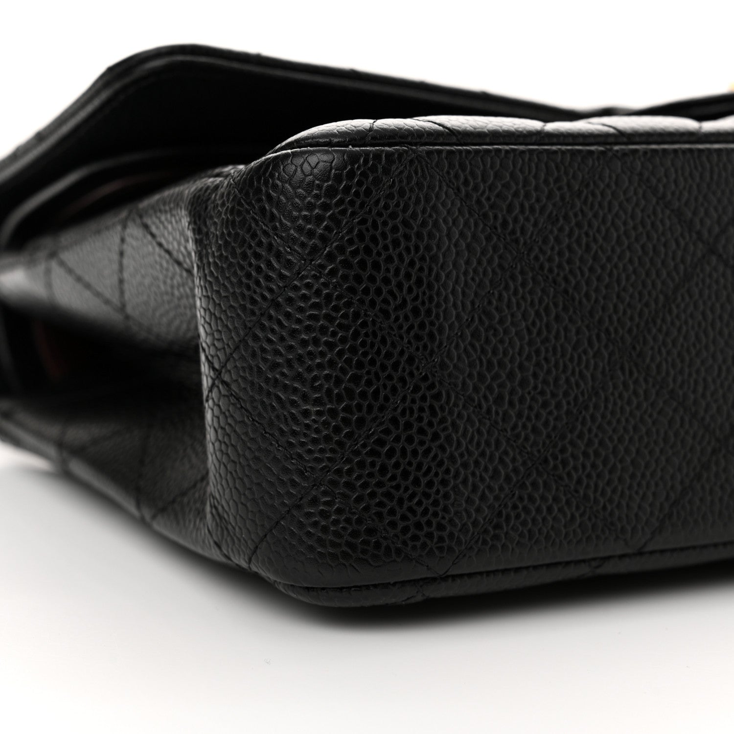 Chanel Caviar Quilted Medium Double Flap Black 9 of 12