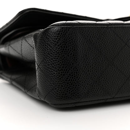 Chanel Caviar Quilted Medium Double Flap Black 9 of 12