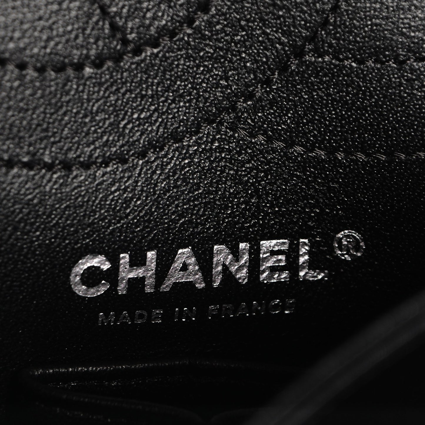 Sheepskin Chevron Quilted 2.55 Reissue 225 Double Flap So Black