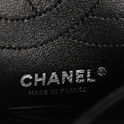 Chanel Sheepskin Chevron Quilted 2.55 Reissue 225 Double Flap So Black 6 of 9