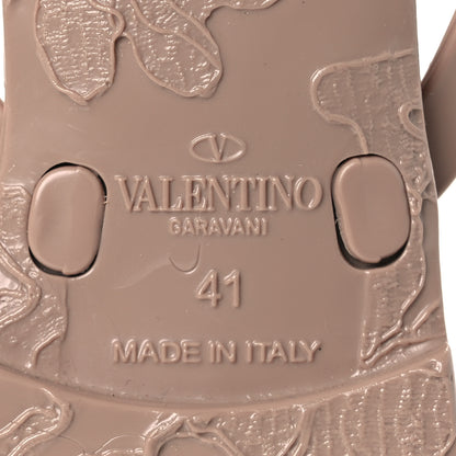Valentino Garavani PVC Jelly Rockstud Bow Thong Sandals 41 Poudre 8 of 9