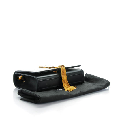 Saint Laurent Calfskin Small Classic Monogram Kate Tassel Satchel Black 4 of 7