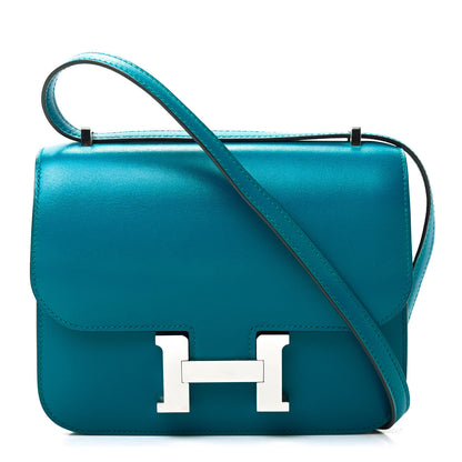 Hermes Tadelakt Constance 18 Bleu Izmir 1 of 13