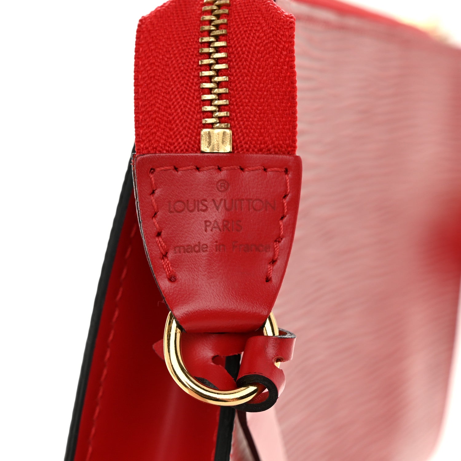 Louis Vuitton Epi Pochette Accessories 21 Castillan Red 6 of 10