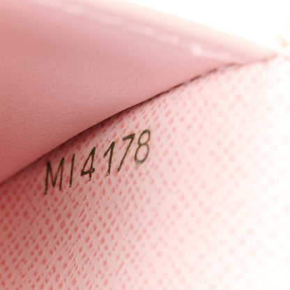 Louis Vuitton Damier Azur Victorine Wallet Rose Ballerine 8 of 10