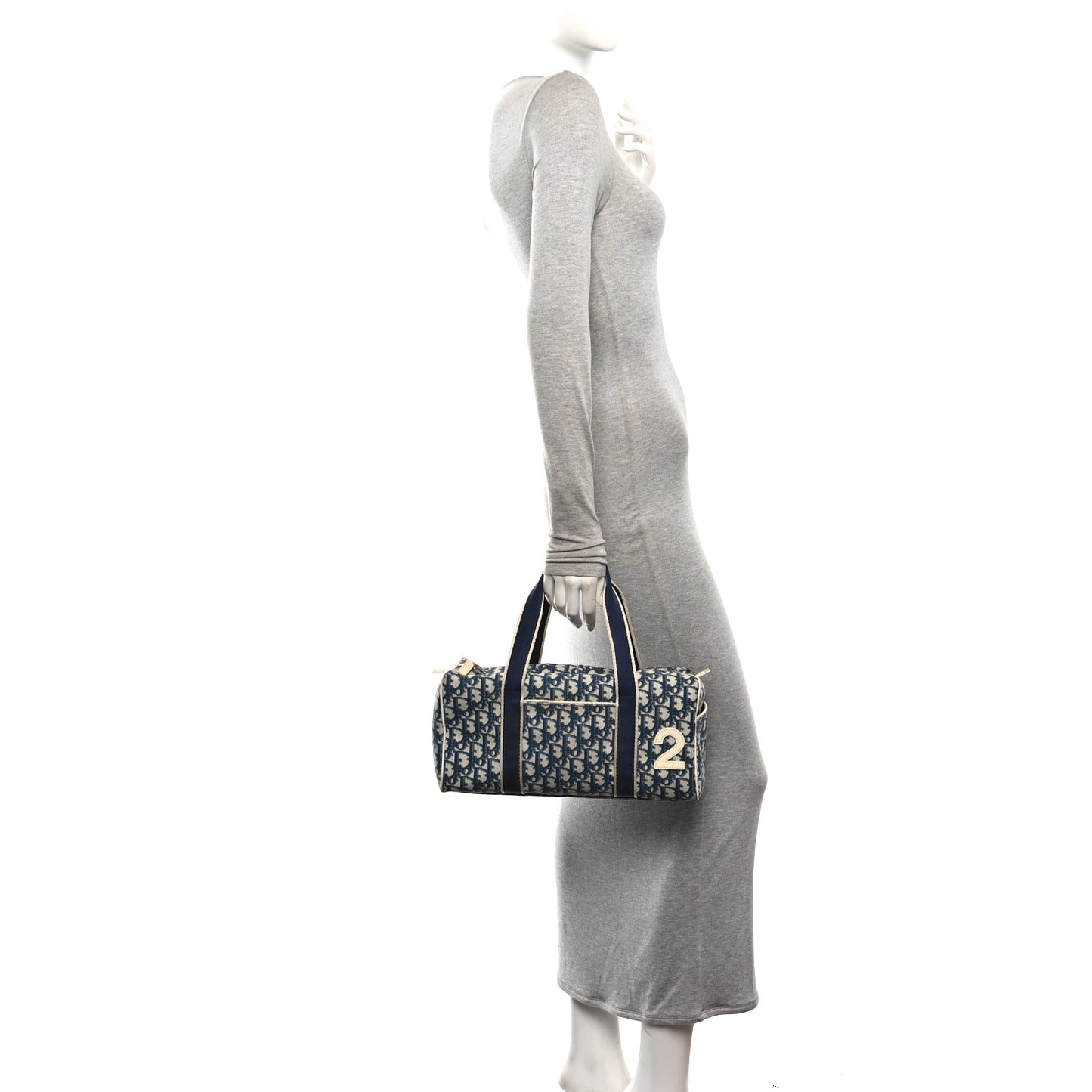 Monogram Trotter No 2 Boston Bag Blue