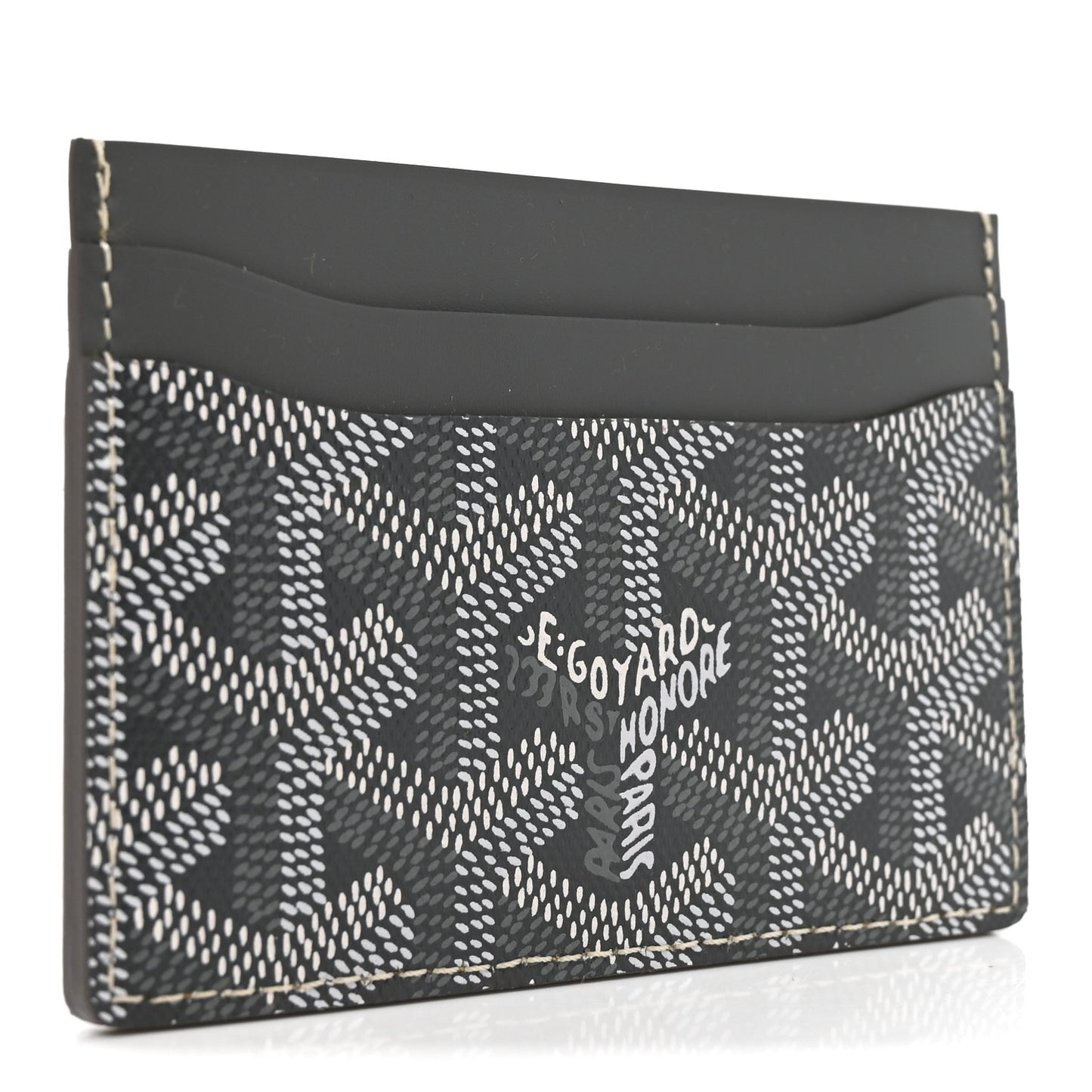 Goyardine Saint Sulpice Card Holder Grey
