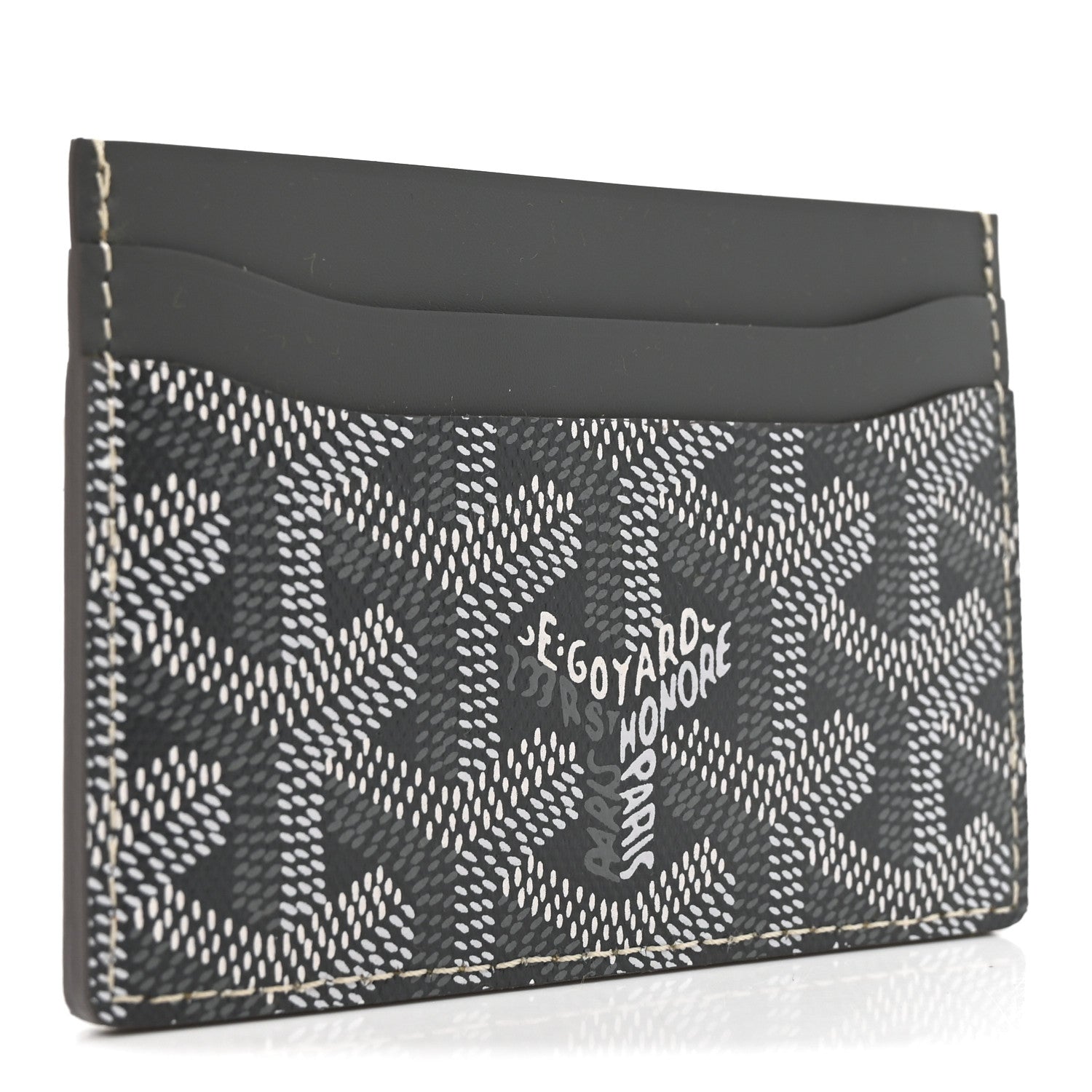 Goyard Goyardine Saint Sulpice Card Holder Grey 3 of 7