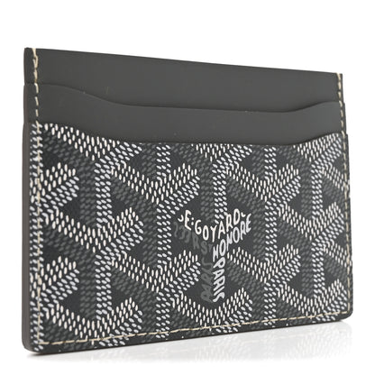 Goyard Goyardine Saint Sulpice Card Holder Grey 3 of 7