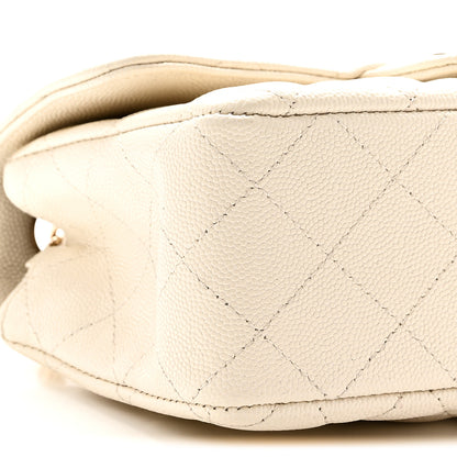Chanel Caviar Quilted Mini Rectangular Flap White 9 of 11