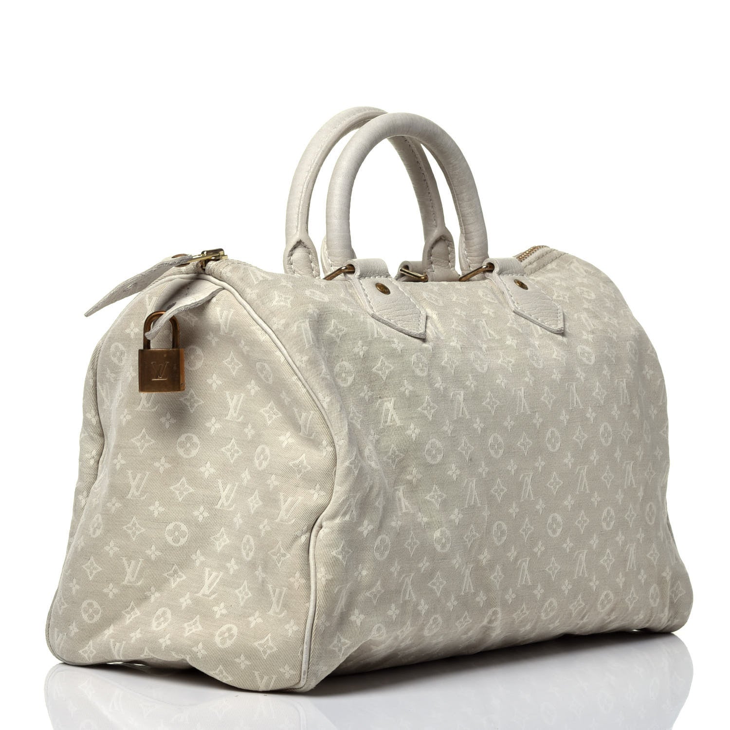 Louis Vuitton Mini Lin Speedy 30 Dune 3 of 8