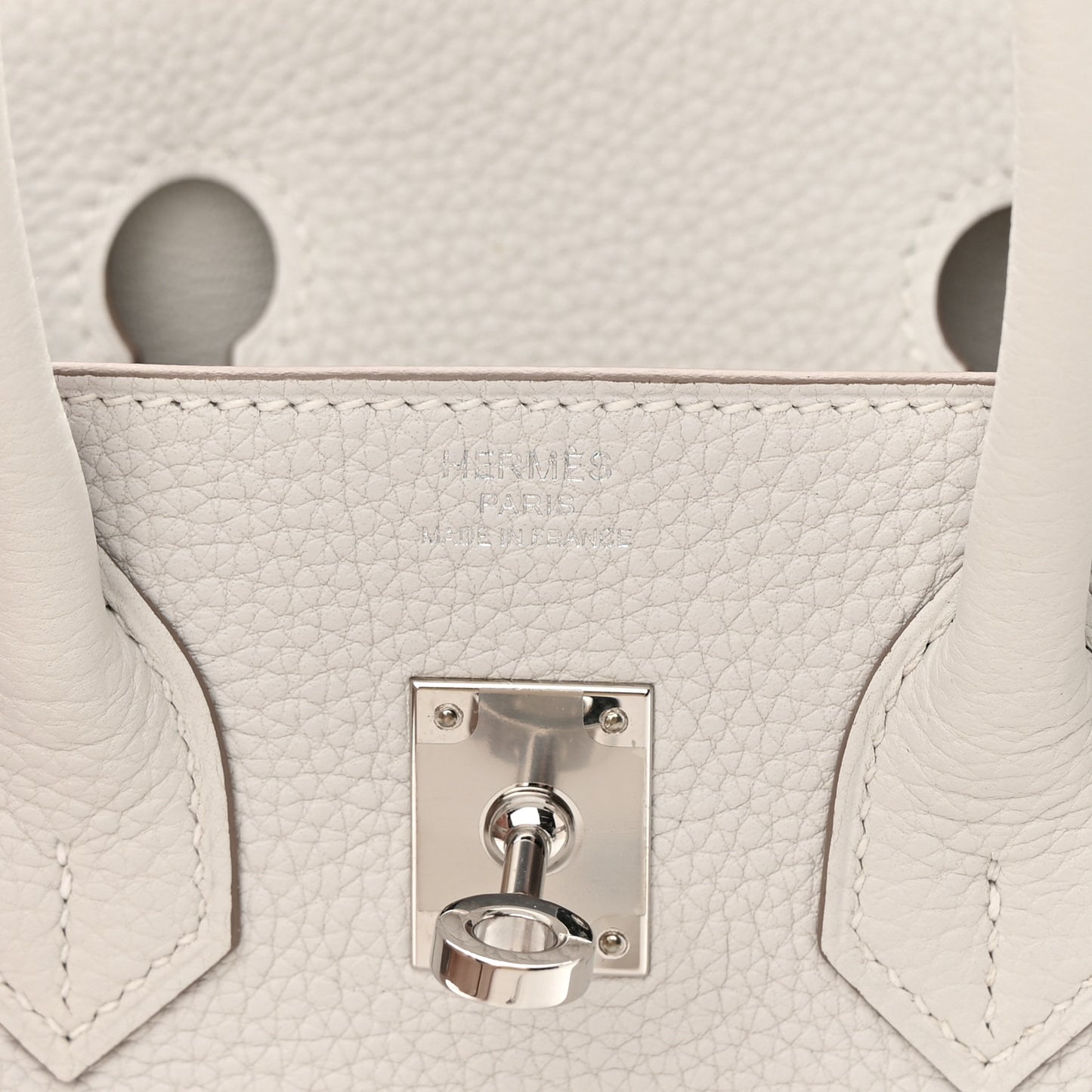 Togo Birkin 25 Gris Pale