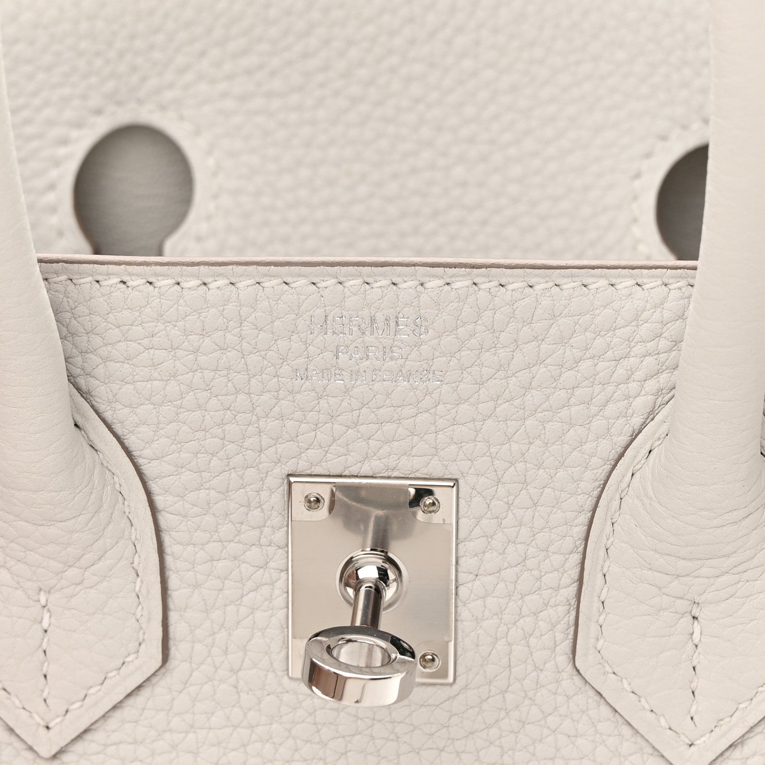 Hermes Togo Birkin 25 Gris Pale 6 of 15